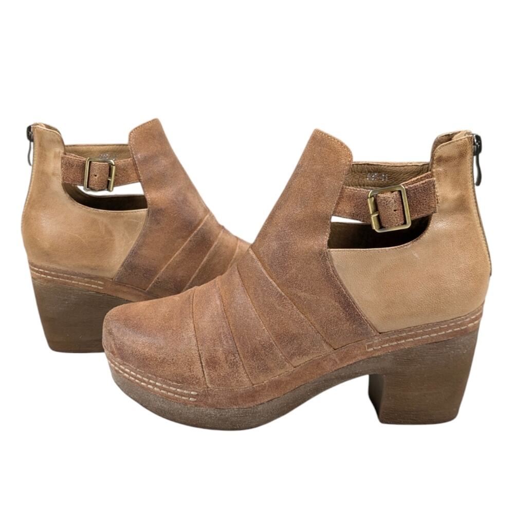 Antelope Platform Moa Clog/Booties GUC $199 Size 41 US 10   S3143